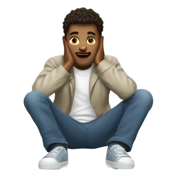 I am sitting like crazyI am sitting like crazy sticker