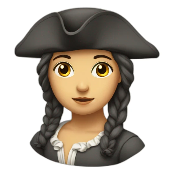 French-Revolution-girl-phrygian-cap-frowning sticker