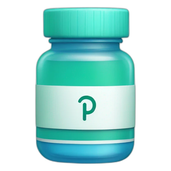 pharmacy with name Gi blue and aqua green sticker