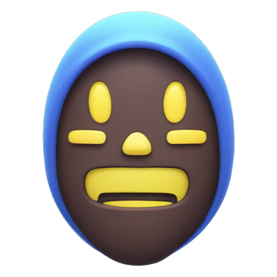 smiley with neon text "Strengen" sticker