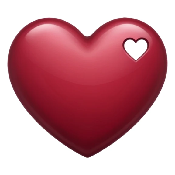 burgundy Valentine’s day sticker