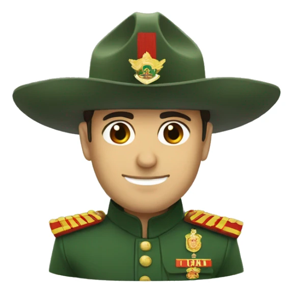 Sombrero guardia civil sticker