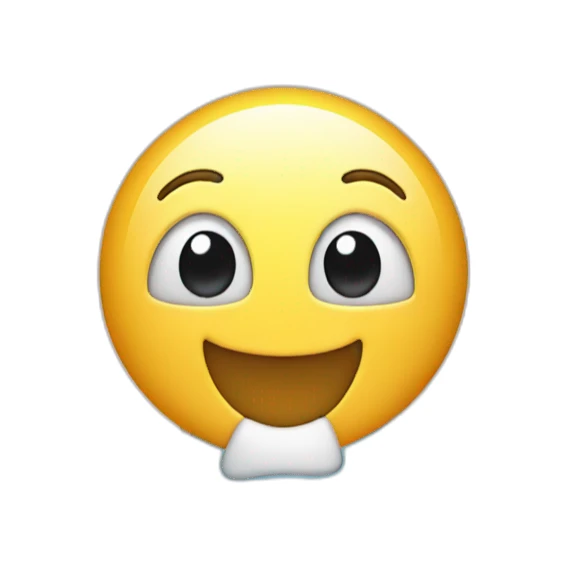 iphone with happy smile on screen facetime incoming call sticker