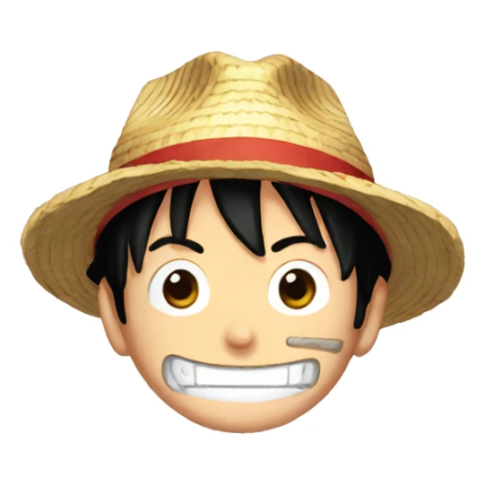 luffy emoji sticker