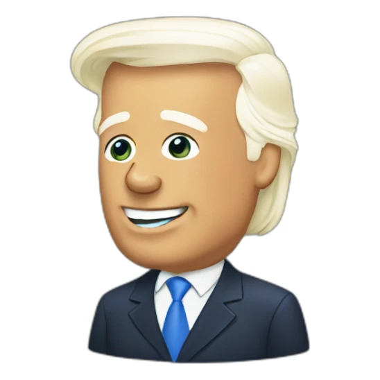 trump biden sticker