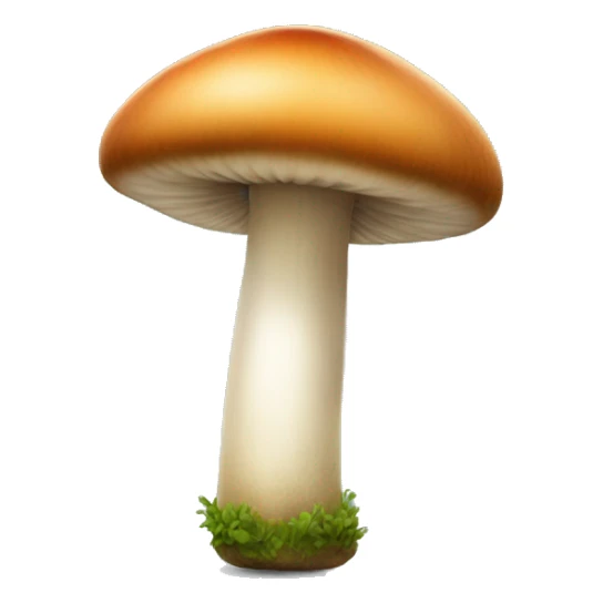 Un champignon heureux sticker