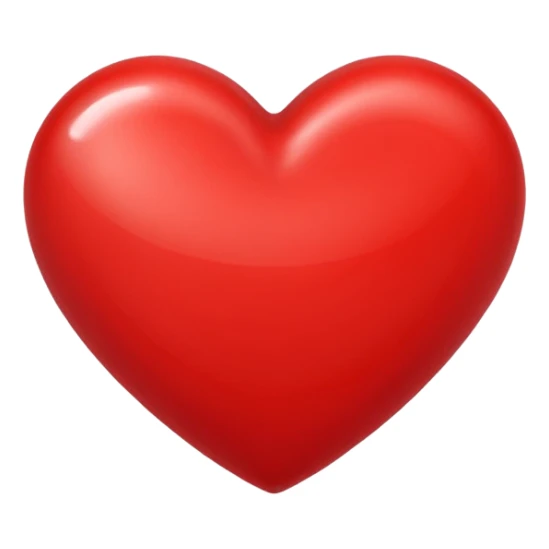 red heart sticker