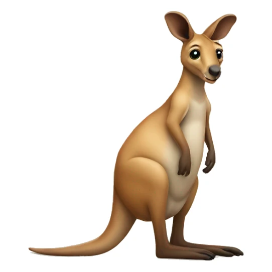 kangaroo learning sticker