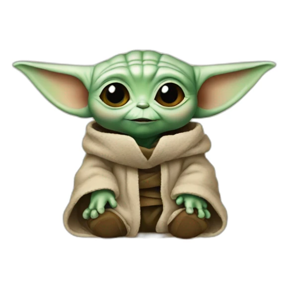 Baby yoda sticker