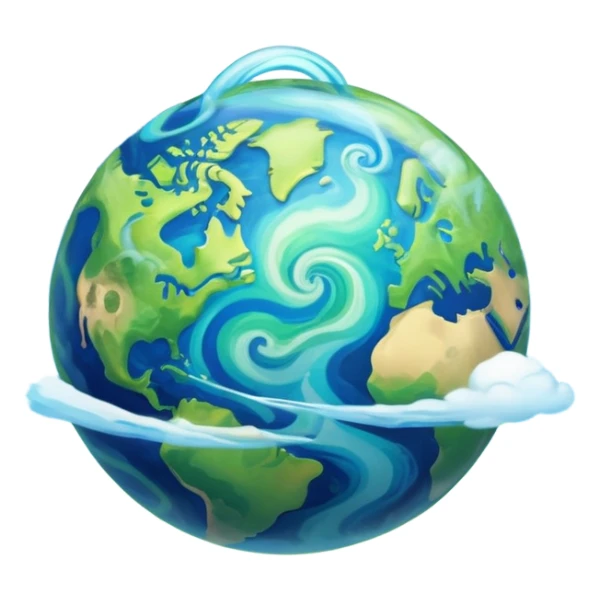 colorful planet with ring sticker