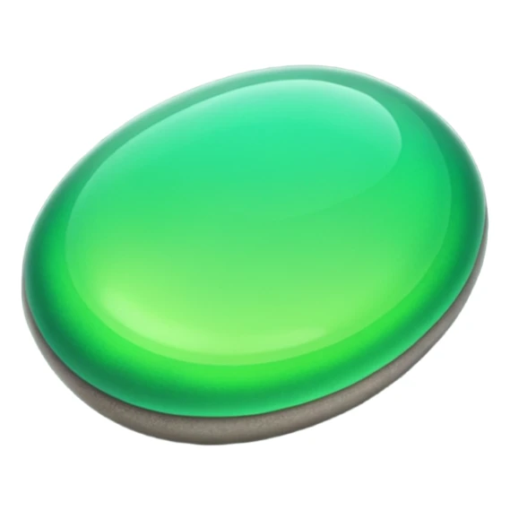 pebble artificial intelligence change to gree glow sticker