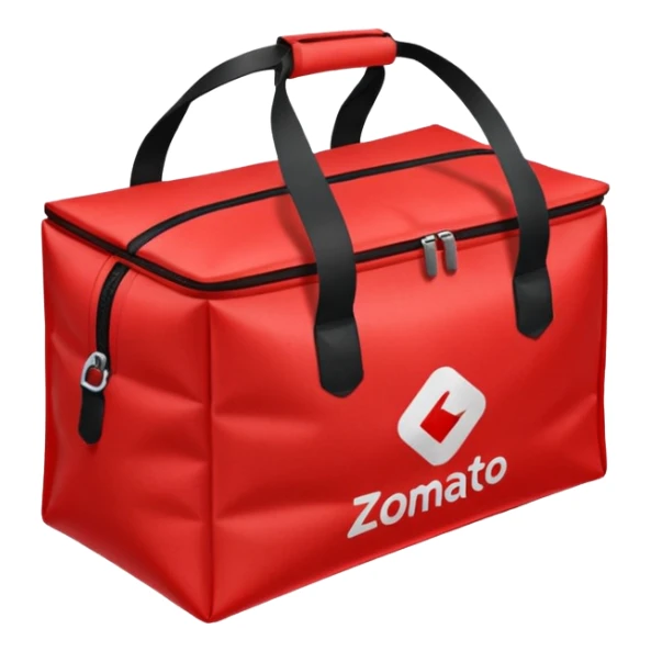 zometo delevery bag  sticker
