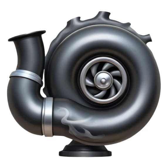 turbo with black smoke sticker