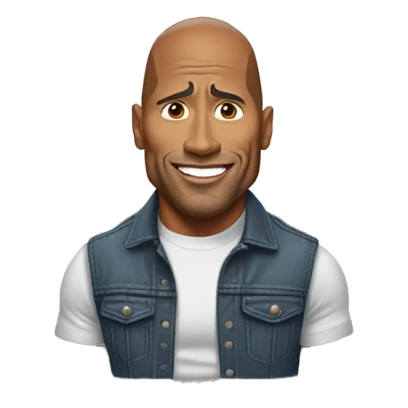 Dwayne johnson sticker