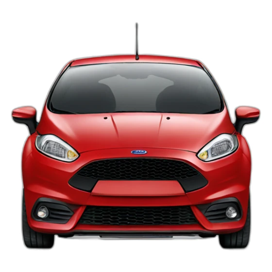 Ford fiesta st red sticker
