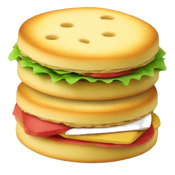 Ritz cracker and milano sandwich sticker