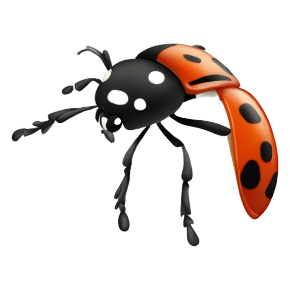 Coccinelle qui court sticker