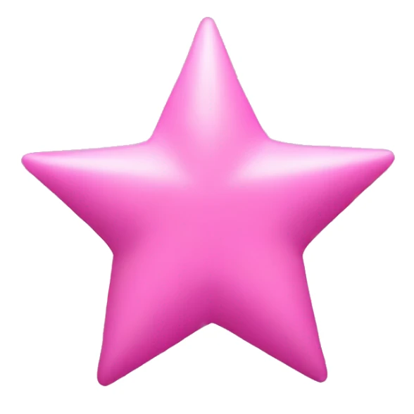 pink star sticker
