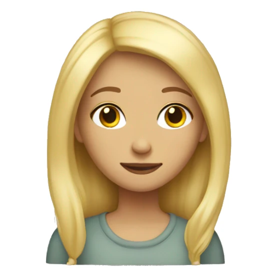 Blonde girl cozy  sticker