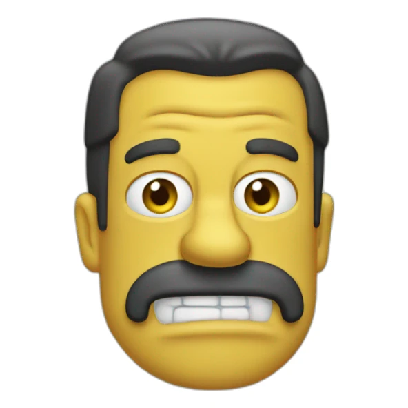 Homero musculoso sticker