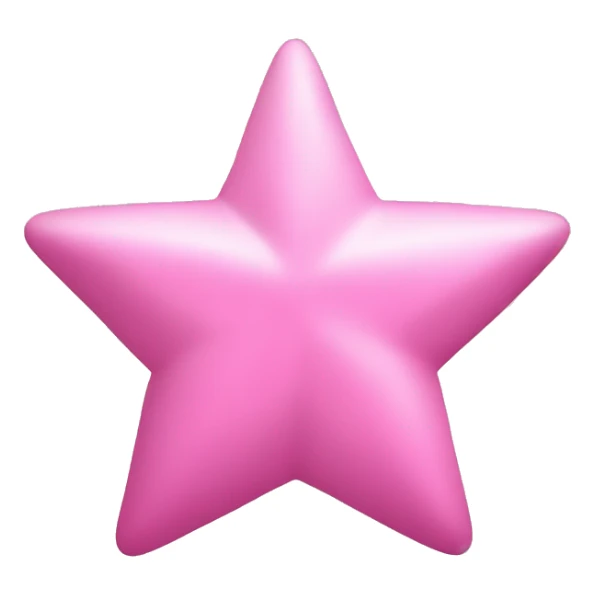 Three small pink , five-pointed stars grouped together. The stars have a slightly elongated shape, giving them a twinkling effect. They vary in size, with the largest star in the center and two smaller stars on either side.  sticker