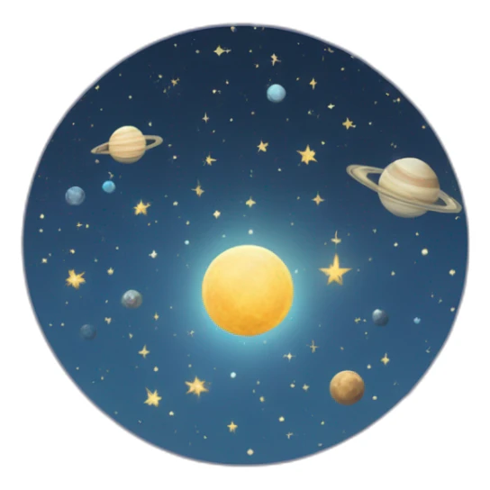 porte des étoiles universe sticker