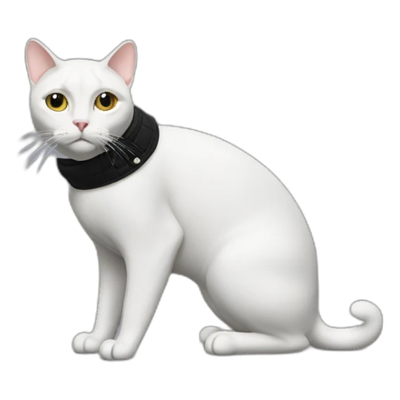 Balenciaga fashionable cat sticker