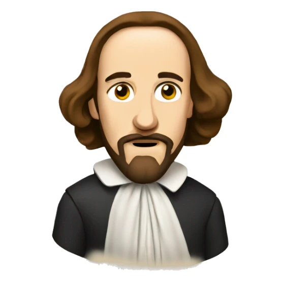 Shakespeare speaks english sticker