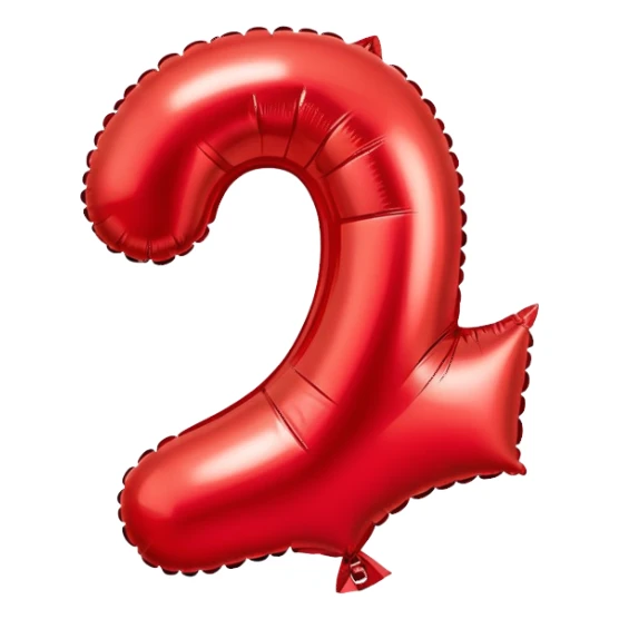 Number 24 birthday ballon  sticker
