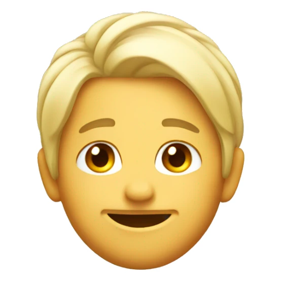 hair behind ear smirking  sticker