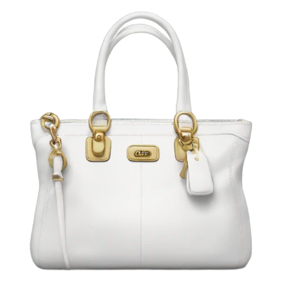White coach tabby purse sticker