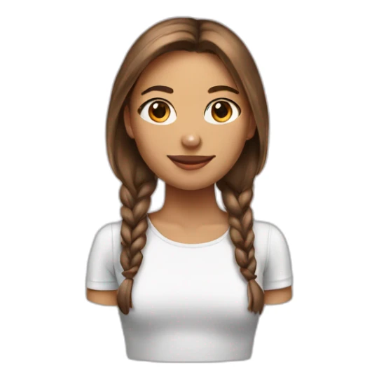 Femme avec oreille de chat sticker