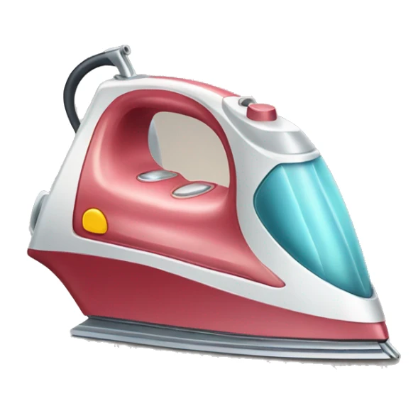 Clothes iron and an iPhone combined into one  sticker