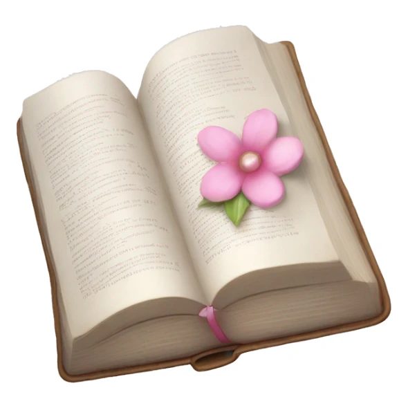 white bible with pink floral sticker