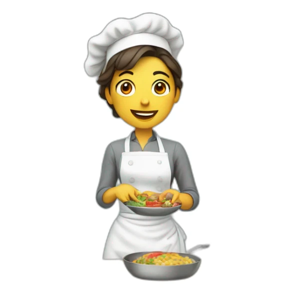 Femme qui fais la cuisine sticker