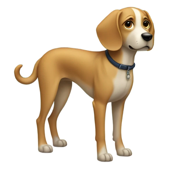 Dog scared of water  sticker