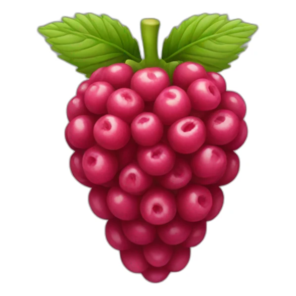 Raspberry sticker