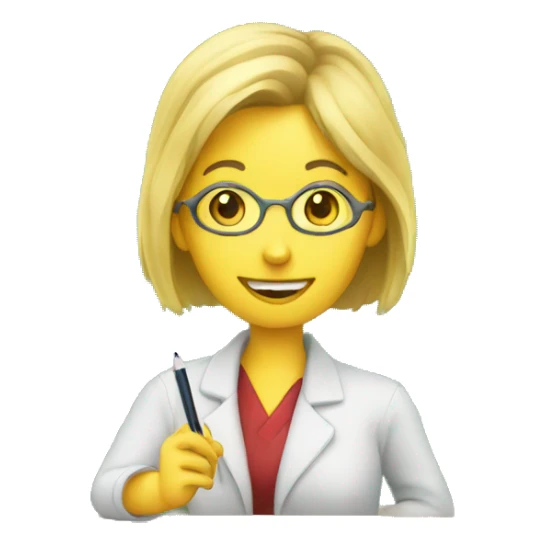 teacher writing on a market board sticker