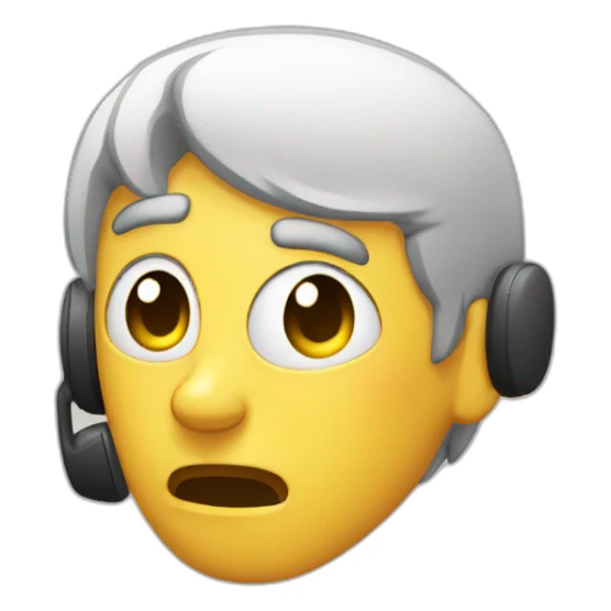 persona triste asujetando el telefono sticker