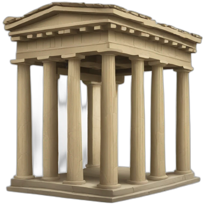 Temple grec emoji