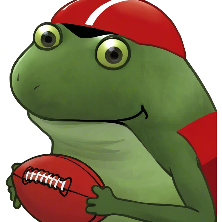 wearing a red football helmet emoji