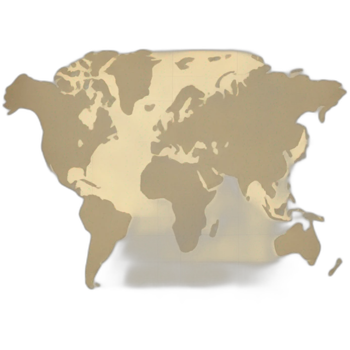 sheet with world map emoji