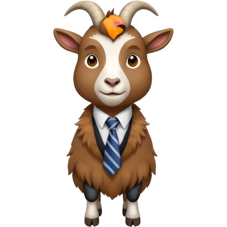 goat with ties emoji