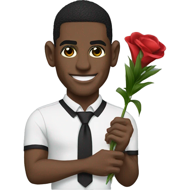 Deion Sanders holding a flower emoji