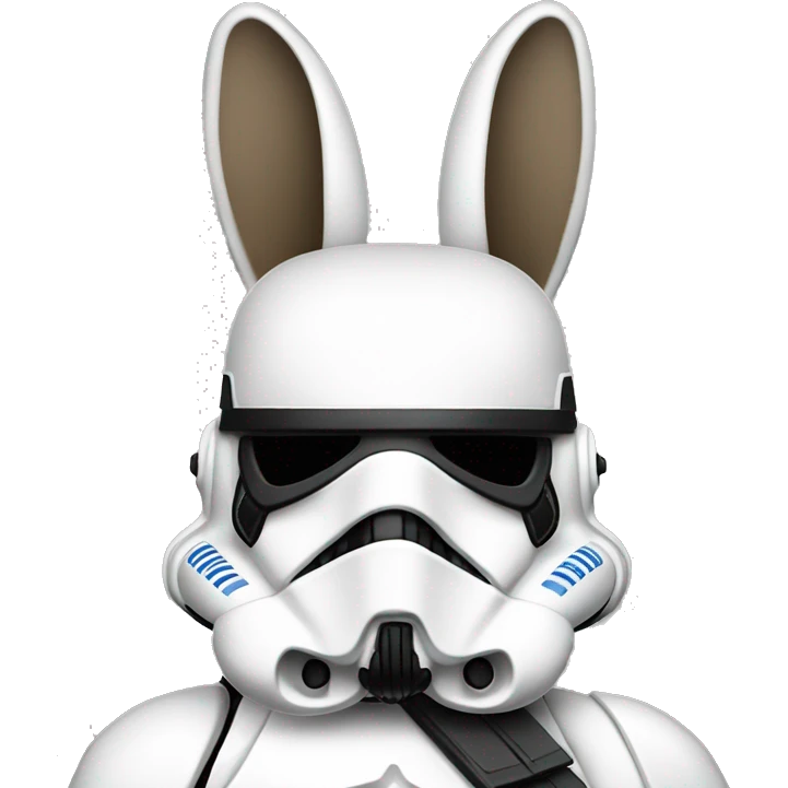 Storm trooper bunny emoji
