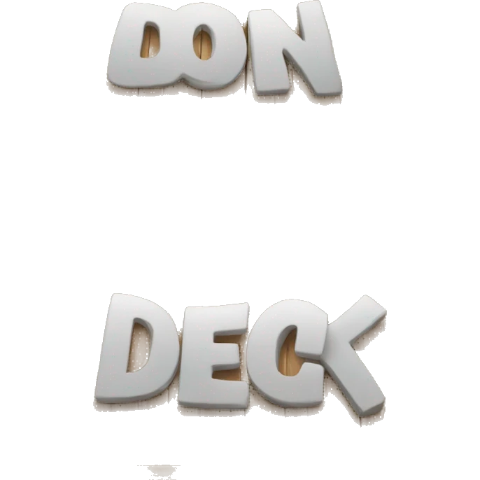 wooden dock with words "On Deck" emoji