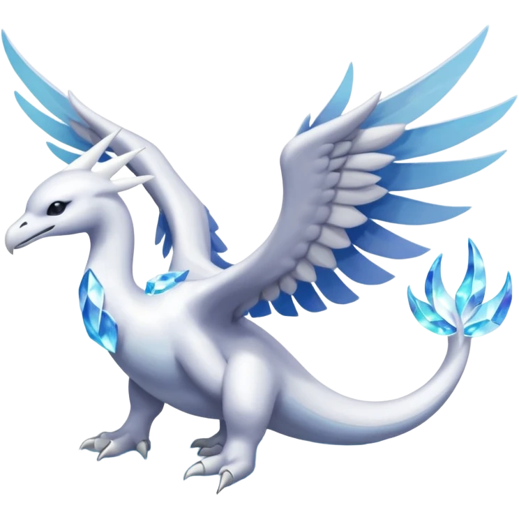 Kyurem-Lugia-Fakémon-hybrid-creature (full body)  emoji