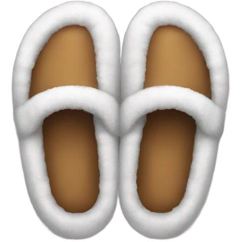 cozy slippers emoji