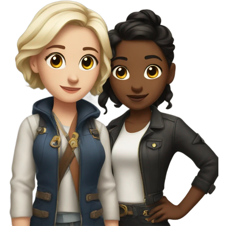 Evie and Berlin ￼ emoji
