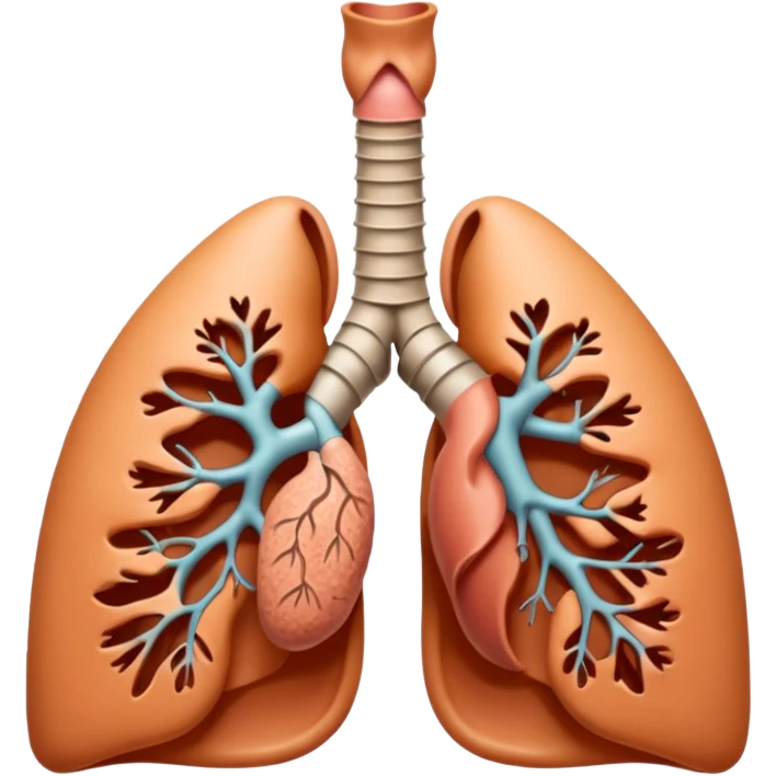 nose, trachea and lungs emoji